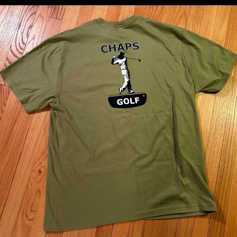 Chaps XLT Olive Green Golf T-Shirt